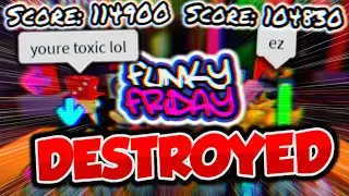 1v1ing And DESTROYING a TOXIC Player on Funky Friday...