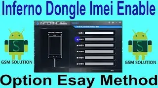 How To Enable Inferno Dongle Imei Option MTK Platform.