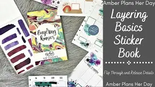NEW Layering Basics Sticker Book | Flip Through | Amber Plans Her Day