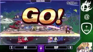 AC (ROB) vs DJP (DK, Diddy Kong) - LR7 - Smash 4 NYU Tournament #4