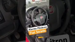 Alarme P&oacute;sitron no Fiat Strada ✅ #fiat #fiatstrada #shorts