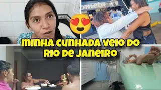 MINHA CUNHADA VEIO DO RIO DE JANEIRO 😍 + LEVEI A LAURA AO DENTISTA 