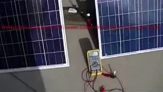 Windynation solar panel test  power output lower than renogy soalr panels