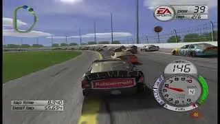 Racing to Victory in NASCAR Thunder 2003 on GameCube - High-Speed Gameplay