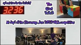 My 2nd WCA Competition - Stevenage June 2023 Day 1 | My Personal Best time on the 2x2x2 #rubikscube