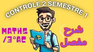 Correction contrôle 2 semestre 1 math 3ème année collège