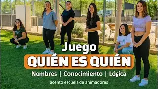 Juego 𝑸𝑼𝑰𝑬́𝑵 𝑬𝑺 𝑸𝑼𝑰𝑬́𝑵. Presentación | Indagación | Lógica | Dinámica de Grupo | Campamento