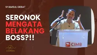 SERONOK MENGATA BELAKANG BOSS ?!!