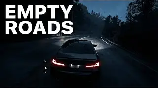 Vanishing Lanes | Dark Ambient Music for Night Driving 🌌