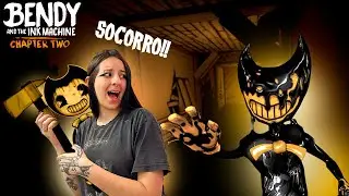 O BENDY ESTÁ ATRÁS DE MIM!!! Bendy And The Ink Machine Capítulo 2