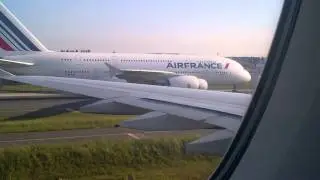 Air France A380 F-HPJD seen from A380 F-HPJA