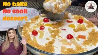 No bake no cook dessert | Kitchen with khansa
