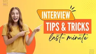 How to Ace an Interview | BEST Last Minute Interview Tips and Tricks