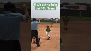 The MOST EPIC Softball Player of the Year! 8y/o comes in to save the day for 14U team