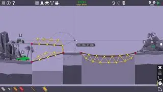 Architect Plays Poly Bridge 2 - Glowing Gorge| Level 1