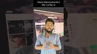 Window 10 Short Cut keys part 3 #shorts #shortvideo #computer #pc #software #shortcut #viral #gk