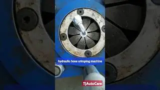 hydraulic hose crimping machine #car #hydraulic #hoses #mechanic #automobile #shorts TjAutoCare
