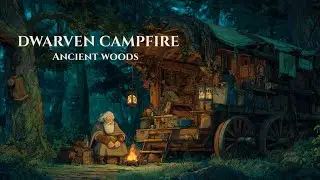 Celtic Fantasy Music for Focus & Relaxation | Dwarven Campfire in the Ancient Woods