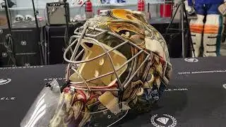 PEKKA RINNE Game Worn Goalie Mask 2014-15 Nashville Predators 