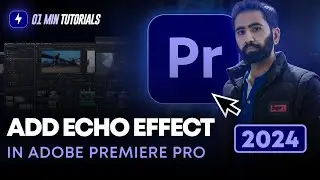 Как добавить эффект эха в Adobe Premiere Pro 2024 | Аудиоэффекты в Premiere Pro 2024
