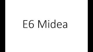 E6 error Midea air source heat pumps