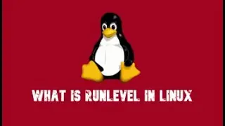LINUX - SA 1: Run level