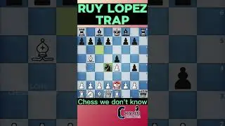 Ruy Lopez Checkmate! Win in 10 Moves with this Trap!#chess #shorts
