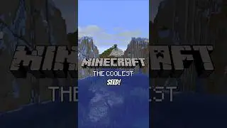 AWESOME MOUNTIAN RANGE MINECRAFT SEED WITH A VILLAGE #minecraft #minecraftseed