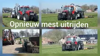 Boer Gerrit vlogt | Opnieuw mest uitrijden.... | Vijfde poging