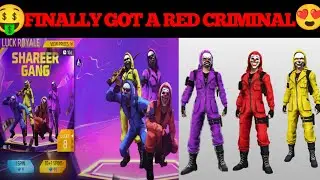 Free Fire Criminals😘 || Finally got a red criminal 😍|| Free Fire || OP SYCO GMR