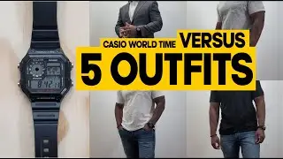 Casio World Time AE1200W PRACTICAL REVIEW: Watch VS outfits