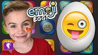 Giant Emoji Surprise Egg by HobbyKidsTV