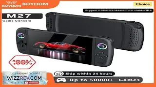 2025 new M27 Portable Pocket Retro Handheld Video Game Console 7.0Inch IPS