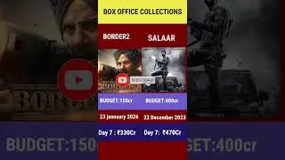 Border 2 Box Office Collection, Sunny Deol | Varun Dhawan | Salaar Movie 7th Day #shortsfeed #movie.