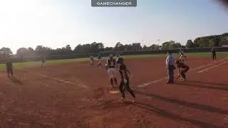 Grace Mellen Single to the fence @ Ocean Lakes Varsity Dolphins