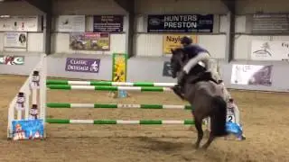 Ballysheil Mr Monaghan winning the Sparkle JC jump off, 1m20.