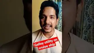 WHAT GALLEY UTILITY DO ON CRUISE SHIP| HOW MUCH THEY EARN #shorts #youtubeshorts #cruiseshipjobs