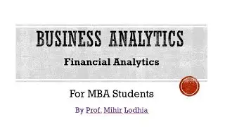 Financial Analytics