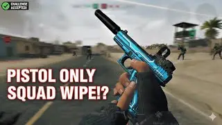 Delta Force Hawk Ops: Pistol vs Fully Geared Squad! 😱 #deltaforce 