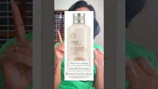 The Face Shop Rice & Ceramide Moisturising Emulsion #lekshmikrishnan #skincare