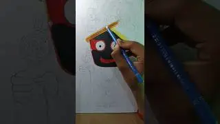 Jagannath Ji pencil drawing#shorts#shortfeed#ArjunCreates1
