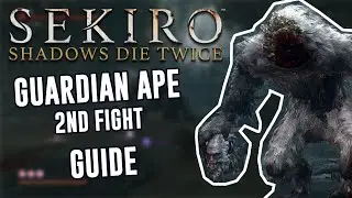 SEKIRO: Guardian Ape Guide (2nd fight in Ashina Depths) (Ichimonji + firecrackers prosthetic)