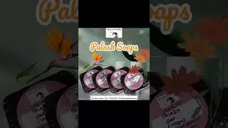 Palash Flower Soaps for Summers! Follow us on Insta @Unicorn_Crea8ns #palash #herbalsoap #palashsoap