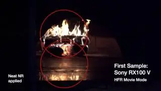 Sony RX100 Mark V: HFR Movie Mode Sample, with and without noise reduction in post