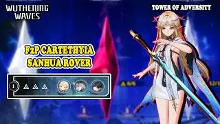 Wuthering Waves | F2P Emerald of Genesis Cartethyia Sanhua Rover Tower of Adversity Gameplay