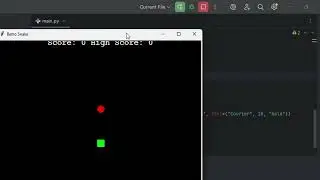 Simple game tutorial python: snake game