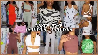 SHEIN TRY ON HAUL | neutrals & naturals ft. Dossier