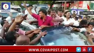 Rocket Raja given a rousing welcome