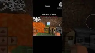 Noob vs Pro vs Hacker in House 🏡 #turtle #minecraft #gaming #1000subscriber