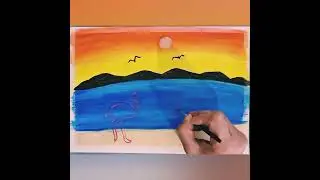 Most beautiful acrylicpainting arts beginners satisfaying video step by step easy methods #shorts